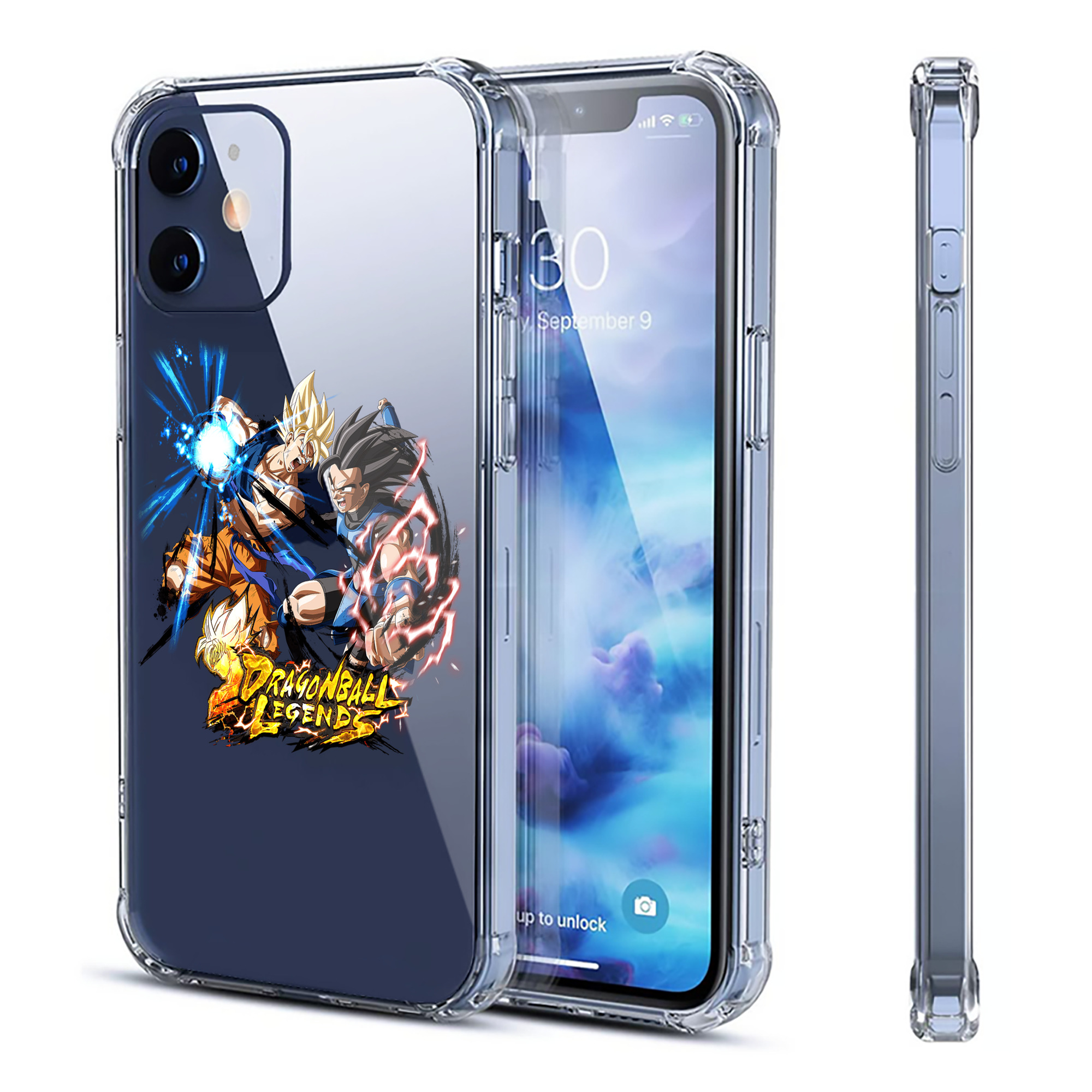 （画像用） ドラゴンボール DRAGON BALL 【iPhone 12シリーズ対応】透明スマホケース（クリアソフトケース）